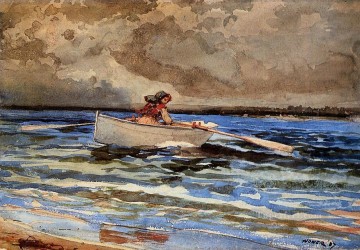 Remo en Prouts Neck Winslow Homer acuarela Pinturas al óleo